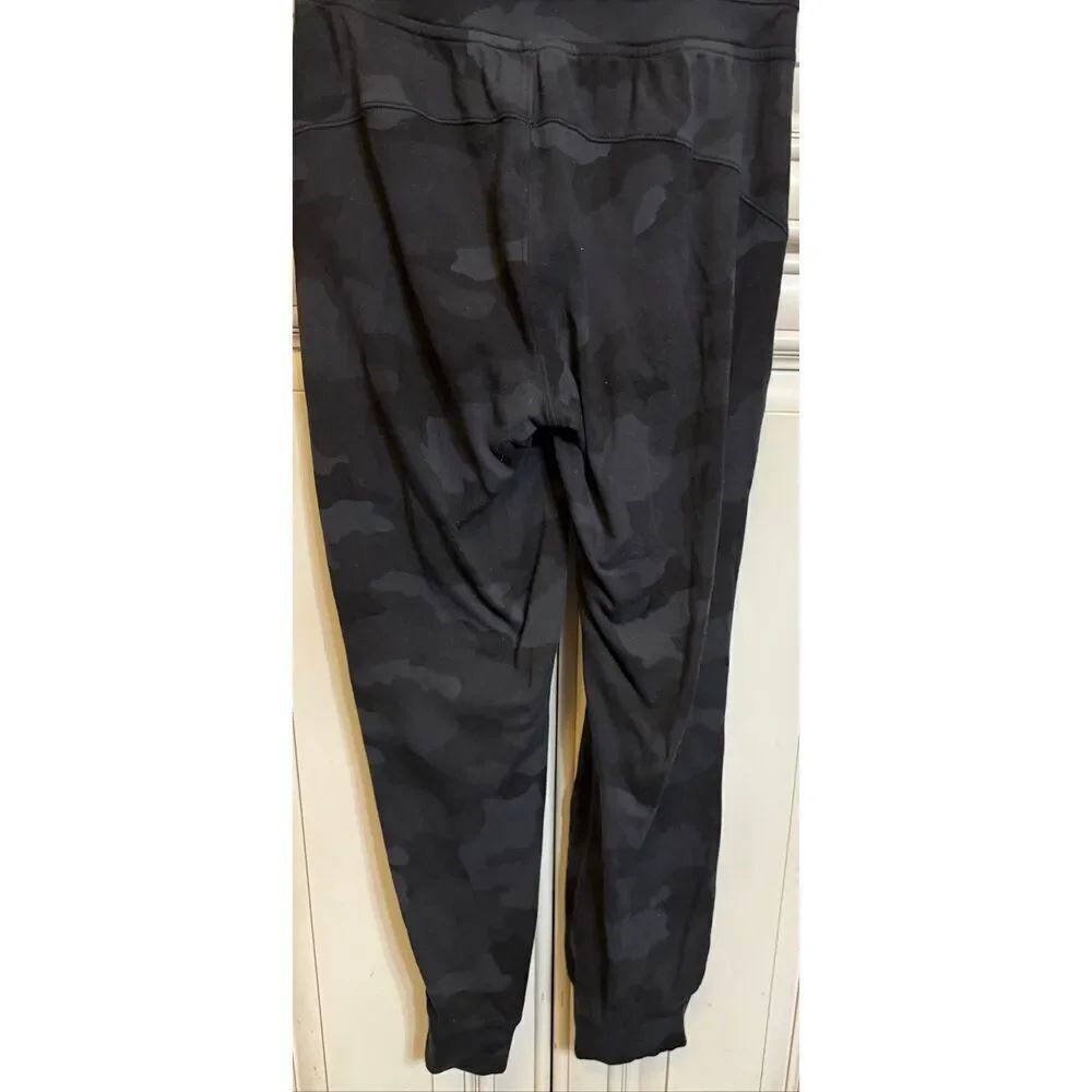 Lululemon Camouflage Ready to Rulu Cropped Jogger Pants Deep Coal Multi Size 0